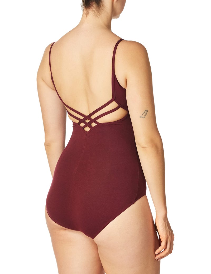 Capezio ليوتارد رياضي نسائي من كابيزيو CC102، بورغندي، صغير أمريكي - Image 2